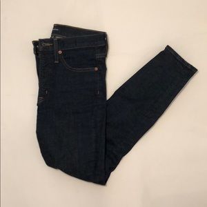J. Crew 9” High-Rise Toothpick Skinny Jeans